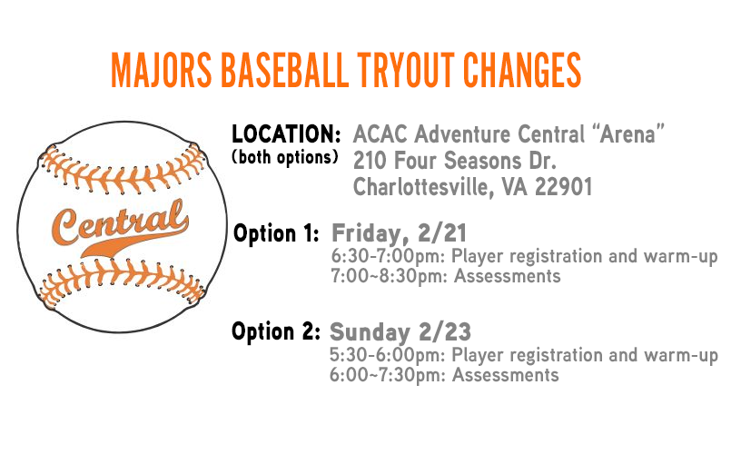 Majors Tryout Changes